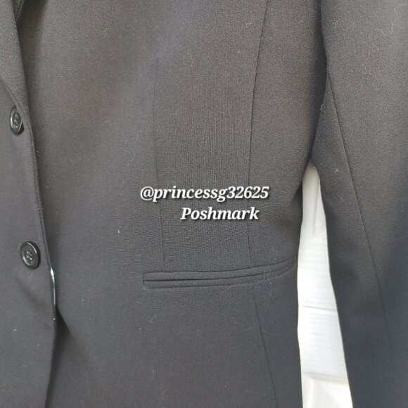 ๐ณ ๐ ๐ง ๐ ๐ฑ ๐จ ASL Two-Button Black Blazer Business Skirt Suit (2 Pcs Set) - Picture 6 of 16